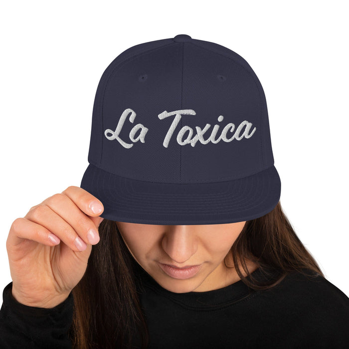 Casquette Snapback brodée La Toxica, jeu de bingo mexicain espagnol, drôle et toxique