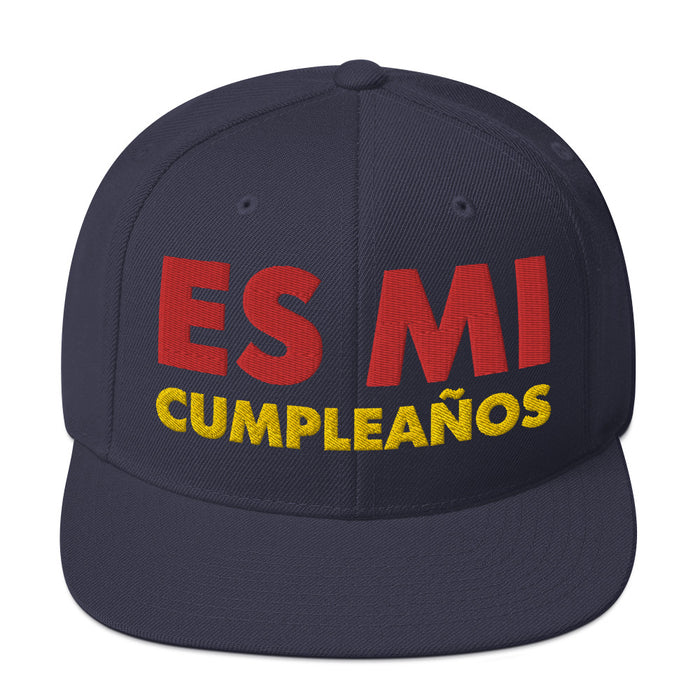 Embroidered Es Mi Cumpleanos It's My Birthday Funny Party Supplies Snapback Hat