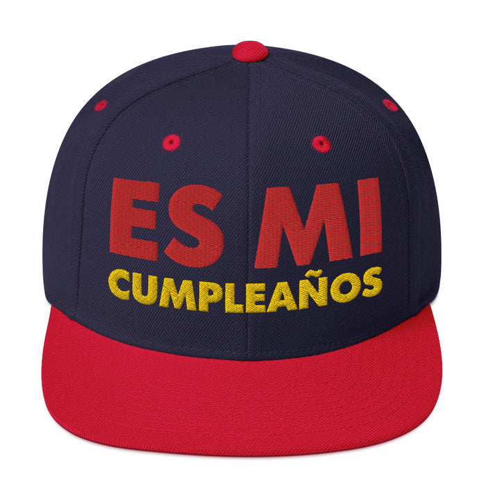 Embroidered Es Mi Cumpleanos It's My Birthday Funny Party Supplies Snapback Hat