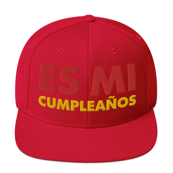 Embroidered Es Mi Cumpleanos It's My Birthday Funny Party Supplies Snapback Hat