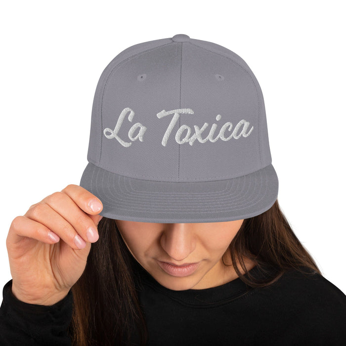 Casquette Snapback brodée La Toxica, jeu de bingo mexicain espagnol, drôle et toxique