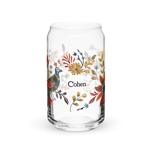 Cohen Exclusive Name Art Piece Can-Shaped Glass Home Office Work Mexican Spanish Pride Gift Cup One-Of-A-Kind Calligraphy Glass | C8 Mexicada 16 oz (No Lid No Straw)