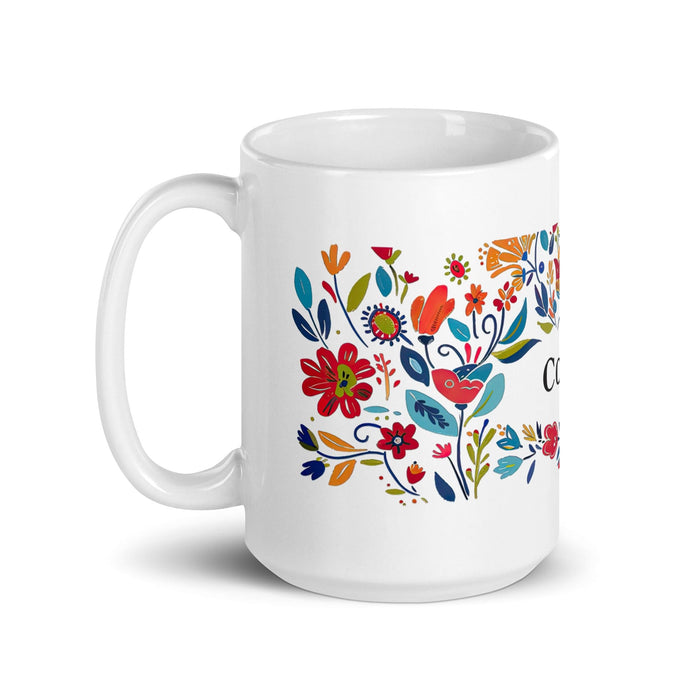 Cohen Exclusive Name Art Piece Home Office Work Coffee Mug Mexican Spanish Pride Gift Cup One-Of-A-Kind Calligraphy White Glossy Mug | C10 Mexicada