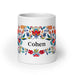 Cohen Exclusive Name Art Piece Home Office Work Coffee Mug Mexican Spanish Pride Gift Cup One-Of-A-Kind Calligraphy White Glossy Mug | C10 Mexicada