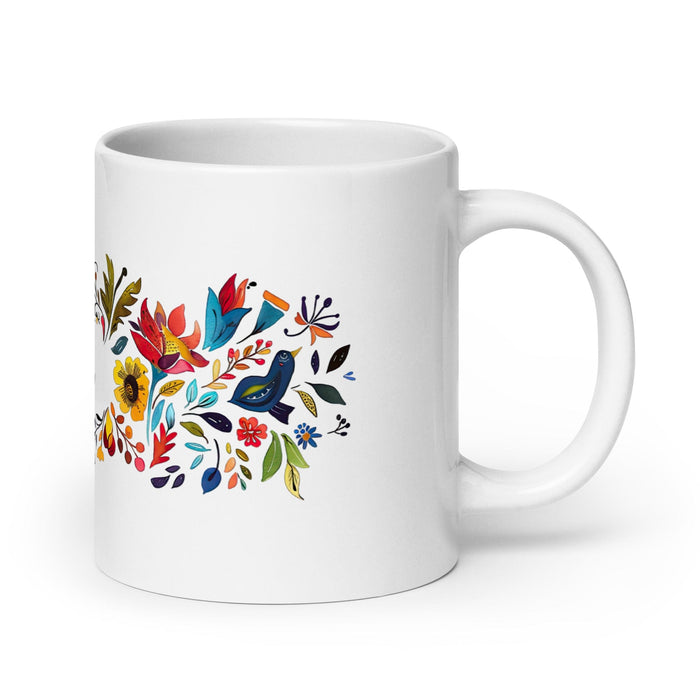 Colton Exclusive Name Art Piece Home Office Work Coffee Mug Mexican Spanish Pride Gift Cup One-Of-A-Kind Calligraphy White Glossy Mug | C1 Mexicada 20 oz