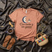 Con sueño y sin ganas T-Shirt, Celestial Spanish Quote Shirt, Moon Coffee Design Tee, Tired and Unmotivated, Funny Latina Gift, Unisex Graphic Top Mexicada
