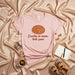 Concha en mano, todo sano Mexican Sweet Bread T-Shirt Unisex, Hispanic Pan Dulce Pastry Comfort Tee, Spanish Language Foodie Shirt, Gift for Latina/Latino, Soft Pink Color Mexicada