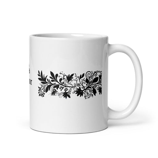 Connor Exclusive Name Art Piece Home Office Work Coffee Mug Mexican Spanish Pride Gift Cup One-Of-A-Kind Calligraphy White Glossy Mug | C16 Mexicada 11 oz