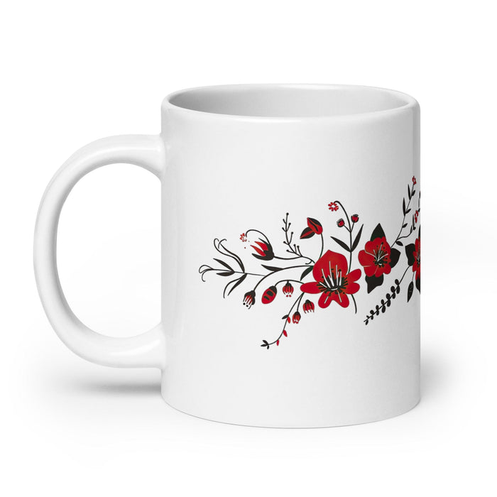 Connor Exclusive Name Art Piece Home Office Work Coffee Mug Mexican Spanish Pride Gift Cup One-Of-A-Kind Calligraphy White Glossy Mug | C2 Mexicada