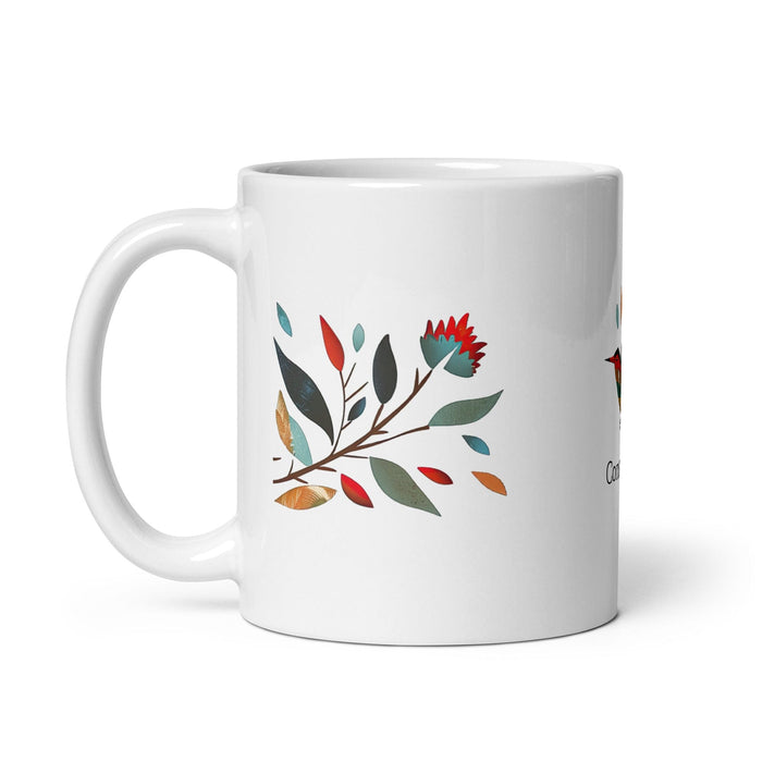 Constanza Exclusive Name Art Piece Home Office Work Coffee Mug Mexican Spanish Pride Gift Cup One-Of-A-Kind Calligraphy White Glossy Mug | C22 Mexicada