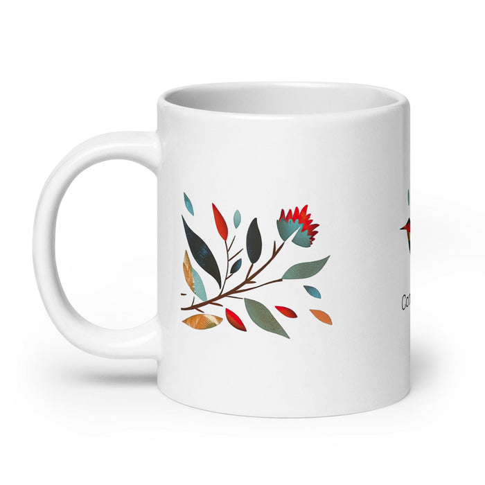 Constanza Exclusive Name Art Piece Home Office Work Coffee Mug Mexican Spanish Pride Gift Cup One-Of-A-Kind Calligraphy White Glossy Mug | C22 Mexicada