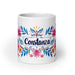 Constanza Exclusive Name Art Piece Home Office Work Coffee Mug Mexican Spanish Pride Gift Cup One-Of-A-Kind Calligraphy White Glossy Mug | C3 Mexicada