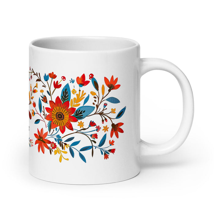 Cooper Exclusive Name Art Piece Home Office Work Coffee Mug Mexican Spanish Pride Gift Cup One-Of-A-Kind Calligraphy White Glossy Mug | C12 Mexicada 20 oz