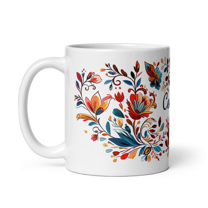 Cooper Exclusive Name Art Piece Home Office Work Coffee Mug Mexican Spanish Pride Gift Cup One-Of-A-Kind Calligraphy White Glossy Mug | C14 Mexicada