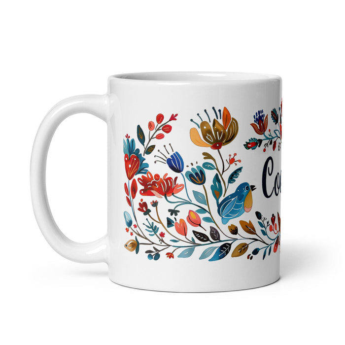 Cooper Exclusive Name Art Piece Home Office Work Coffee Mug Mexican Spanish Pride Gift Cup One-Of-A-Kind Calligraphy White Glossy Mug | C21 Mexicada