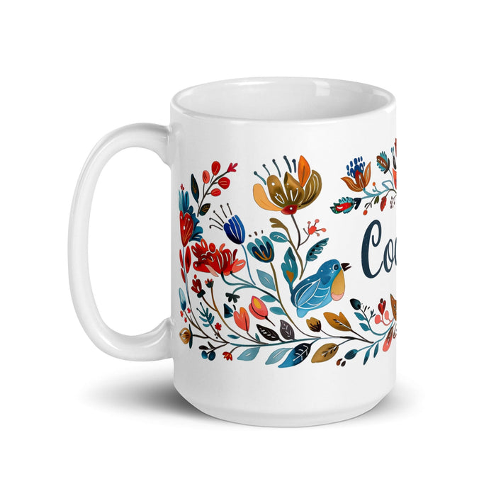 Cooper Exclusive Name Art Piece Home Office Work Coffee Mug Mexican Spanish Pride Gift Cup One-Of-A-Kind Calligraphy White Glossy Mug | C21 Mexicada