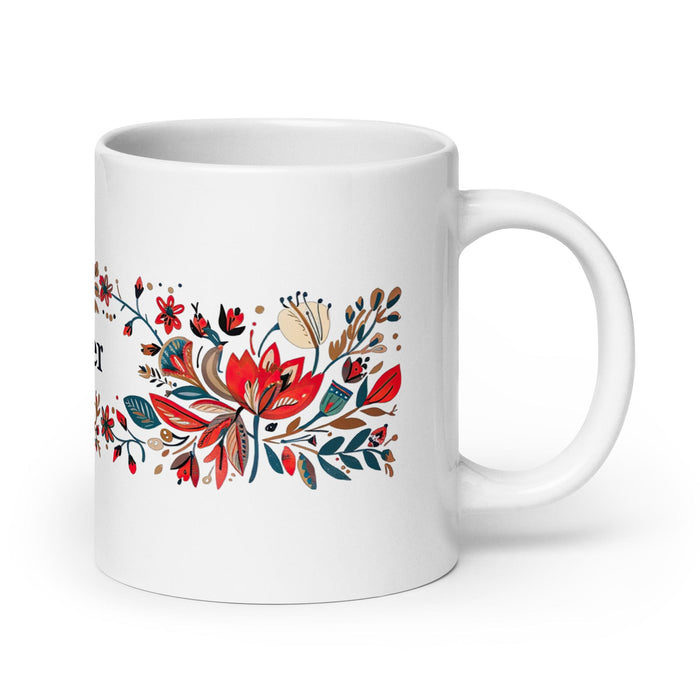 Cooper Exclusive Name Art Piece Home Office Work Coffee Mug Mexican Spanish Pride Gift Cup One-Of-A-Kind Calligraphy White Glossy Mug | C3 Mexicada 20 oz