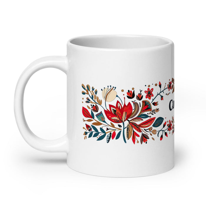 Cooper Exclusive Name Art Piece Home Office Work Coffee Mug Mexican Spanish Pride Gift Cup One-Of-A-Kind Calligraphy White Glossy Mug | C3 Mexicada