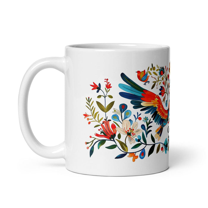 Cooper Exclusive Name Art Piece Home Office Work Coffee Mug Mexican Spanish Pride Gift Cup One-Of-A-Kind Calligraphy White Glossy Mug | C6 Mexicada