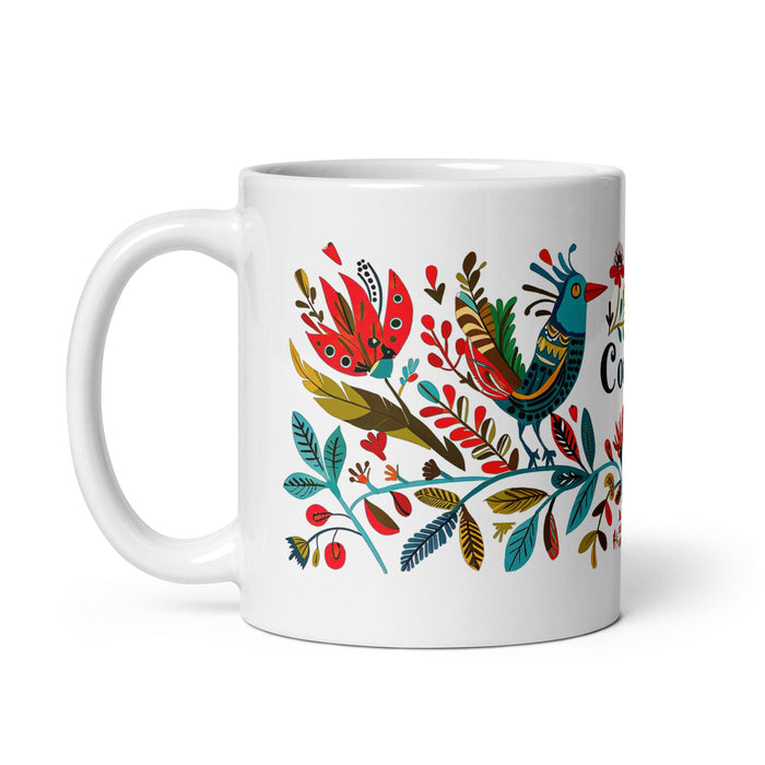 Cooper Exclusive Name Art Piece Home Office Work Coffee Mug Mexican Spanish Pride Gift Cup One-Of-A-Kind Calligraphy White Glossy Mug | C7 Mexicada