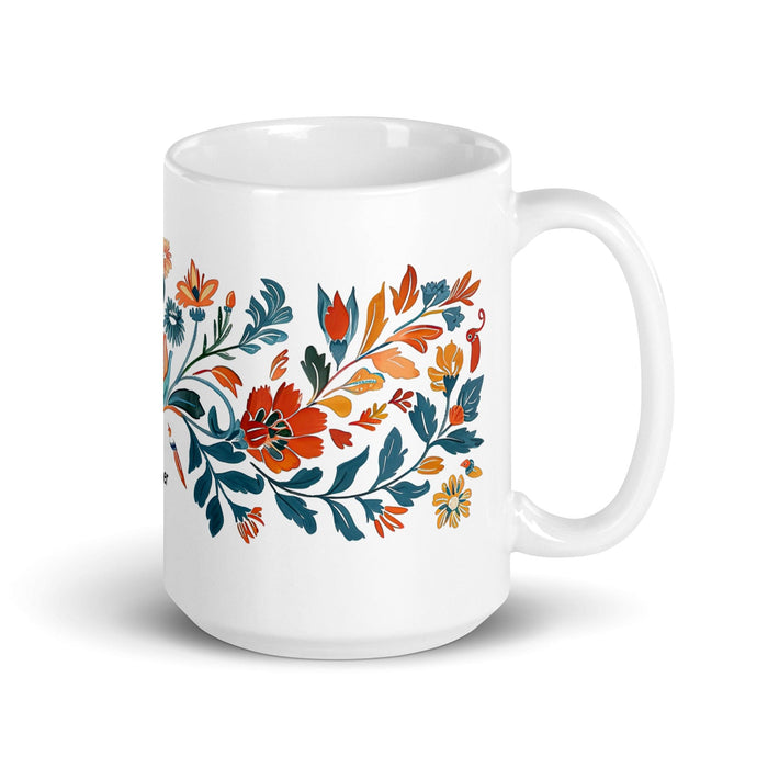 Cooper Exclusive Name Art Piece Home Office Work Coffee Mug Mexican Spanish Pride Gift Cup One-Of-A-Kind Calligraphy White Glossy Mug | C8 Mexicada 15 oz