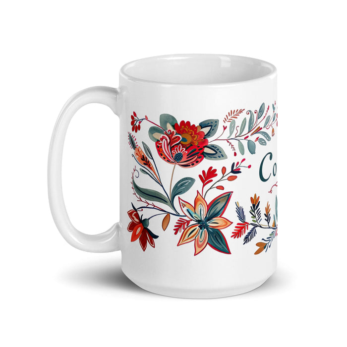 Cooper Exclusive Name Art Piece Home Office Work Coffee Mug Mexican Spanish Pride Gift Cup One-Of-A-Kind Calligraphy White Glossy Mug | C9 Mexicada