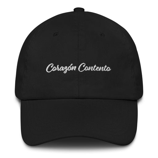 Corazón Contento Embroidered Dad Hat | Happy Heart, Joy, Positive Vibes, Love | C5 Mexicada