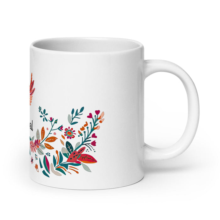 Cristóbal Exclusive Name Art Piece Home Office Work Coffee Mug Mexican Spanish Pride Gift Cup One-Of-A-Kind Calligraphy White Glossy Mug | C1 Mexicada 20 oz