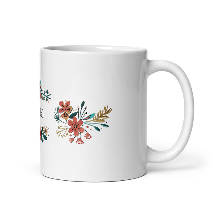 Cristóbal Exclusive Name Art Piece Home Office Work Coffee Mug Mexican Spanish Pride Gift Cup One-Of-A-Kind Calligraphy White Glossy Mug | C14 Mexicada 11 oz