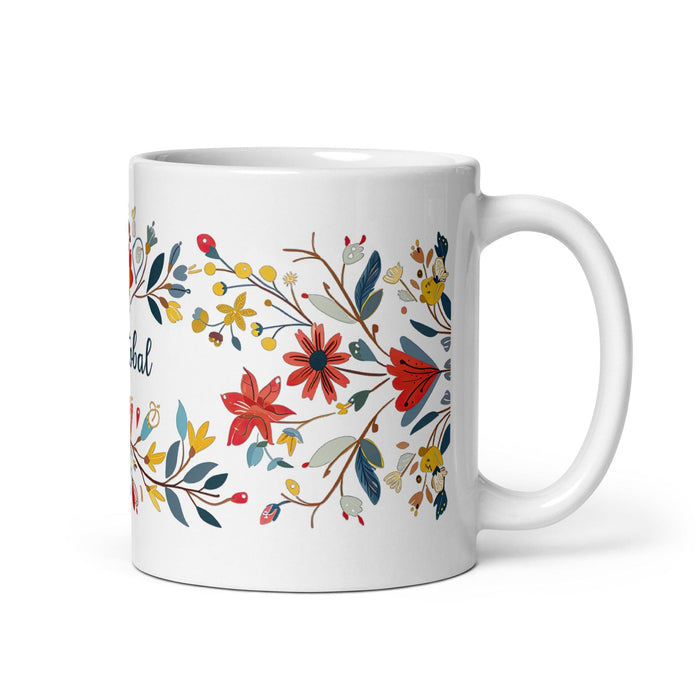 Cristóbal Exclusive Name Art Piece Home Office Work Coffee Mug Mexican Spanish Pride Gift Cup One-Of-A-Kind Calligraphy White Glossy Mug | C16 Mexicada 11 oz