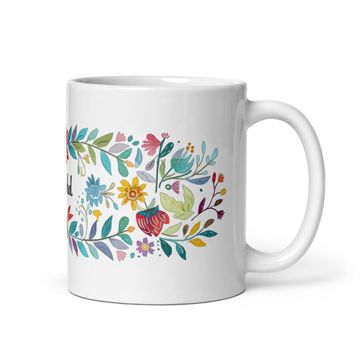 Cristóbal Exclusive Name Art Piece Home Office Work Coffee Mug Mexican Spanish Pride Gift Cup One-Of-A-Kind Calligraphy White Glossy Mug | C17 Mexicada 11 oz