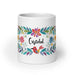 Cristóbal Exclusive Name Art Piece Home Office Work Coffee Mug Mexican Spanish Pride Gift Cup One-Of-A-Kind Calligraphy White Glossy Mug | C17 Mexicada