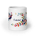 Cristóbal Exclusive Name Art Piece Home Office Work Coffee Mug Mexican Spanish Pride Gift Cup One-Of-A-Kind Calligraphy White Glossy Mug | C8 Mexicada