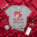 Cupid Aimed Wrong But The Chisme Brought Us Together T-Shirt | Funny Spanglish Valentine's Day Tee with Mexican Sombrero Cupid, Chile Pepper, and Heart Graphic | Latinx Couple Matching Shirt Gift Mexicada