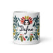 Dafne Exclusive Name Art Piece Home Office Work Coffee Mug Mexican Spanish Pride Gift Cup One-Of-A-Kind Calligraphy White Glossy Mug | D5 Mexicada