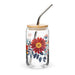 Daisy Exclusive Name Art Piece Can-Shaped Glass Home Office Work Mexican Spanish Pride Gift Cup One-Of-A-Kind Calligraphy Glass | D3 Mexicada 16 oz With Lid & Straw