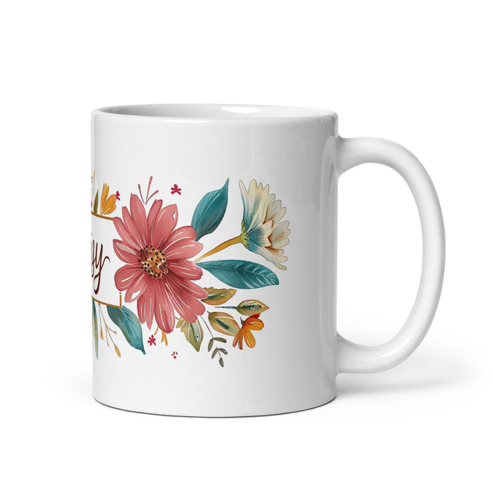 Daisy Exclusive Name Art Piece Home Office Work Coffee Mug Mexican Spanish Pride Gift Cup One-Of-A-Kind Calligraphy White Glossy Mug | D10 Mexicada 11 oz