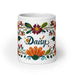 Daisy Exclusive Name Art Piece Home Office Work Coffee Mug Mexican Spanish Pride Gift Cup One-Of-A-Kind Calligraphy White Glossy Mug | D12 Mexicada