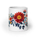 Daisy Exclusive Name Art Piece Home Office Work Coffee Mug Mexican Spanish Pride Gift Cup One-Of-A-Kind Calligraphy White Glossy Mug | D3 Mexicada