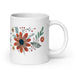 Daisy Exclusive Name Art Piece Home Office Work Coffee Mug Mexican Spanish Pride Gift Cup One-Of-A-Kind Calligraphy White Glossy Mug | D4 Mexicada 20 oz