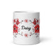 Daisy Exclusive Name Art Piece Home Office Work Coffee Mug Mexican Spanish Pride Gift Cup One-Of-A-Kind Calligraphy White Glossy Mug | D6 Mexicada