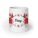 Daisy Exclusive Name Art Piece Home Office Work Coffee Mug Mexican Spanish Pride Gift Cup One-Of-A-Kind Calligraphy White Glossy Mug | D6 Mexicada