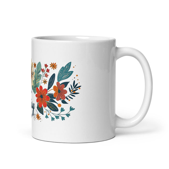 Daisy Exclusive Name Art Piece Home Office Work Coffee Mug Mexican Spanish Pride Gift Cup One-Of-A-Kind Calligraphy White Glossy Mug | D7 Mexicada 11 oz