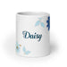 Daisy Exclusive Name Art Piece Home Office Work Coffee Mug Mexican Spanish Pride Gift Cup One-Of-A-Kind Calligraphy White Glossy Mug | D8 Mexicada