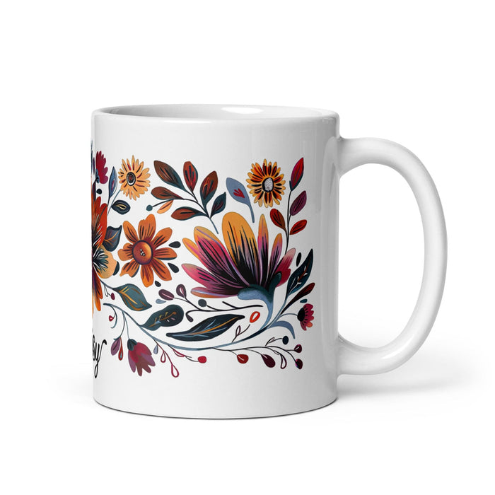 Daisy Exclusive Name Art Piece Home Office Work Coffee Mug Mexican Spanish Pride Gift Cup One-Of-A-Kind Calligraphy White Glossy Mug | D9 Mexicada 11 oz