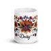 Daisy Exclusive Name Art Piece Home Office Work Coffee Mug Mexican Spanish Pride Gift Cup One-Of-A-Kind Calligraphy White Glossy Mug | D9 Mexicada