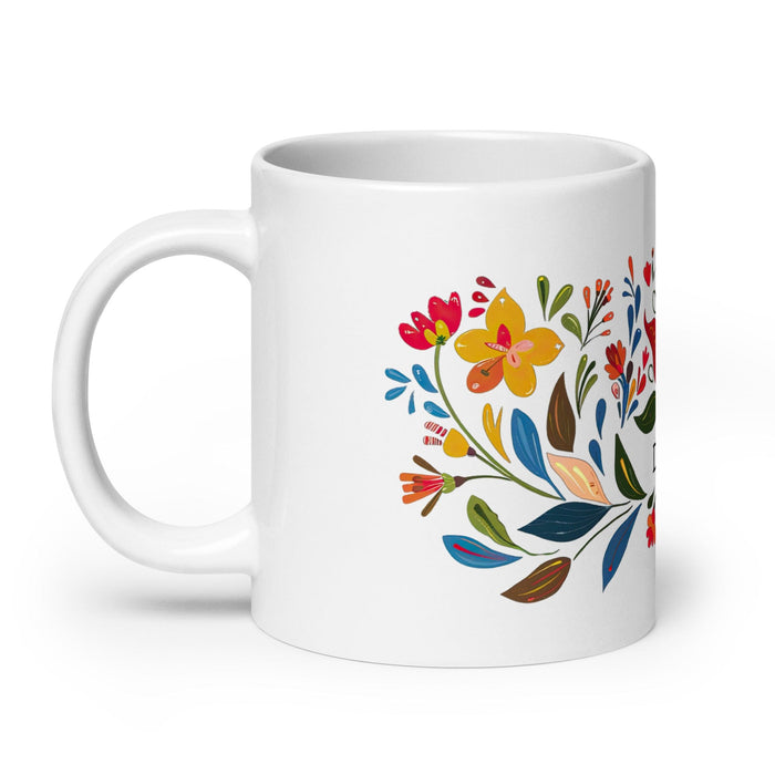 Dalia Exclusive Name Art Piece Home Office Work Coffee Mug Mexican Spanish Pride Gift Cup One-Of-A-Kind Calligraphy White Glossy Mug | D1 Mexicada