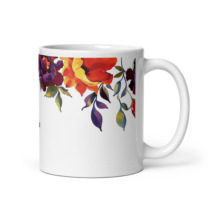 Dalia Exclusive Name Art Piece Home Office Work Coffee Mug Mexican Spanish Pride Gift Cup One-Of-A-Kind Calligraphy White Glossy Mug | D14 Mexicada 11 oz