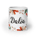 Dalia Exclusive Name Art Piece Home Office Work Coffee Mug Mexican Spanish Pride Gift Cup One-Of-A-Kind Calligraphy White Glossy Mug | D2 Mexicada