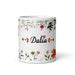 Dalia Exclusive Name Art Piece Home Office Work Coffee Mug Mexican Spanish Pride Gift Cup One-Of-A-Kind Calligraphy White Glossy Mug | D20 Mexicada